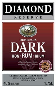 Diamond Reserve Rum Demerara Dark 1L Fashion