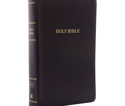 KJV, Reference Bible, Personal Size Giant Print, Bonded Leather, Black, Indexed, Red Letter Edition Online Hot Sale