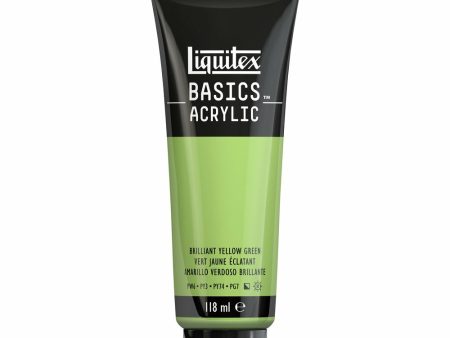 Akryyliväri 118ml 840 Brilliant Yellow Green Liquitex Basics Acrylic Sale