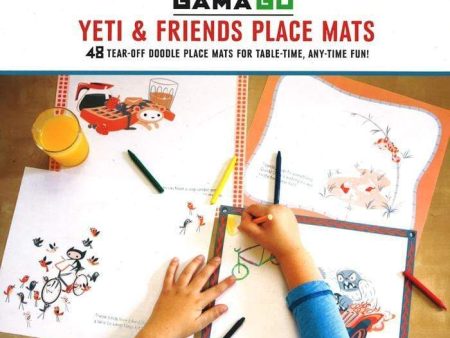 Gamago: Yeti And Friends Place Mats Online Sale