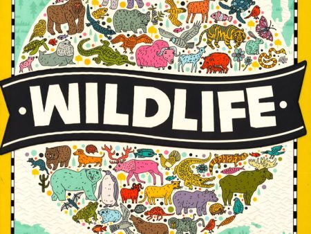 Wildlife: A Map Coloring Book For Sale